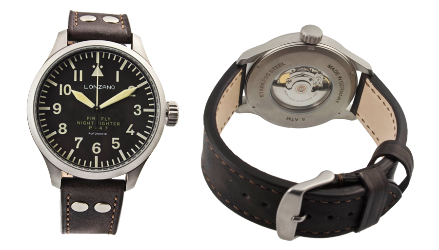 Dino Lonzano Vintage Firefly Night Fighter P-47 timepiece