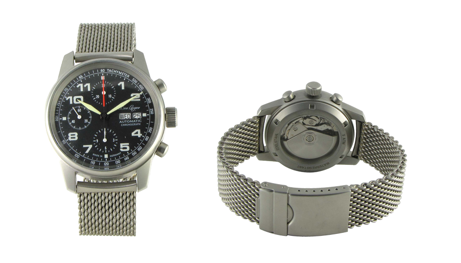Dino Lonzano Warhawk P-40 Chrono Steel timepiece